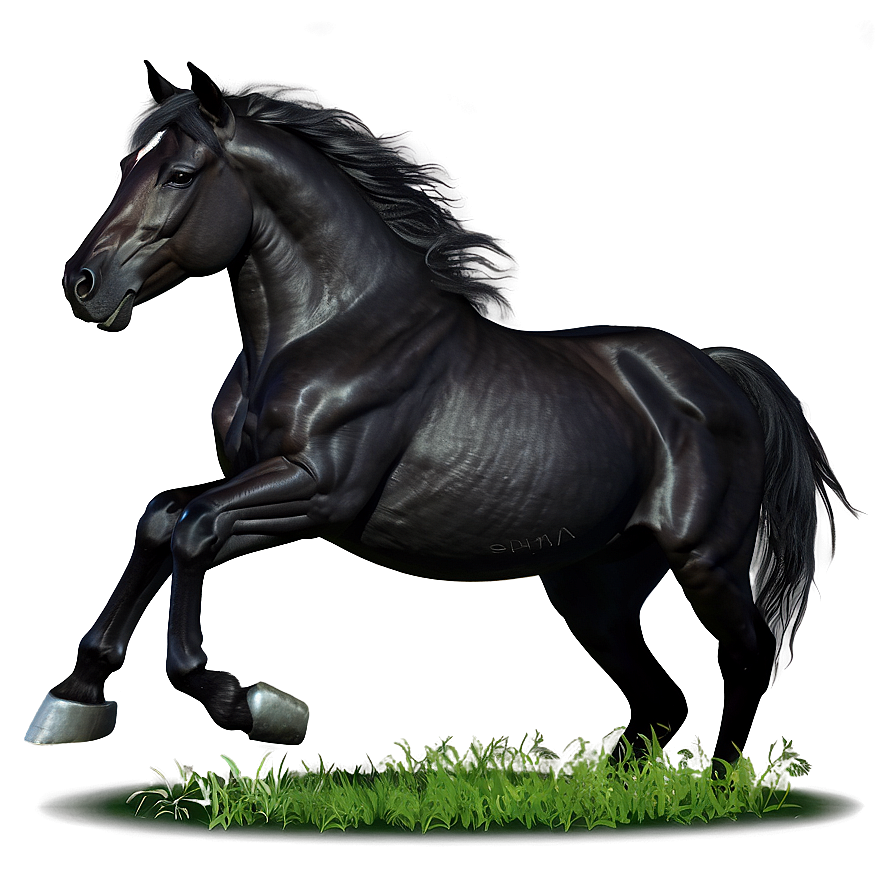 Black Stallion Horse Png Yqb96 PNG Image