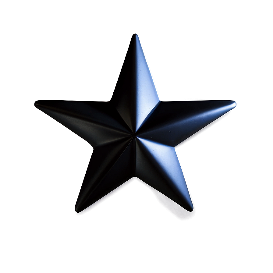 Black Star Icon Png Rbi5 PNG Image