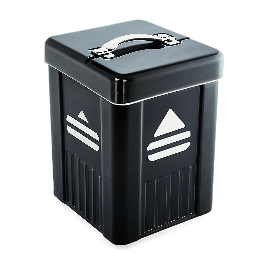 Black Storage Box Png Mhf PNG Image