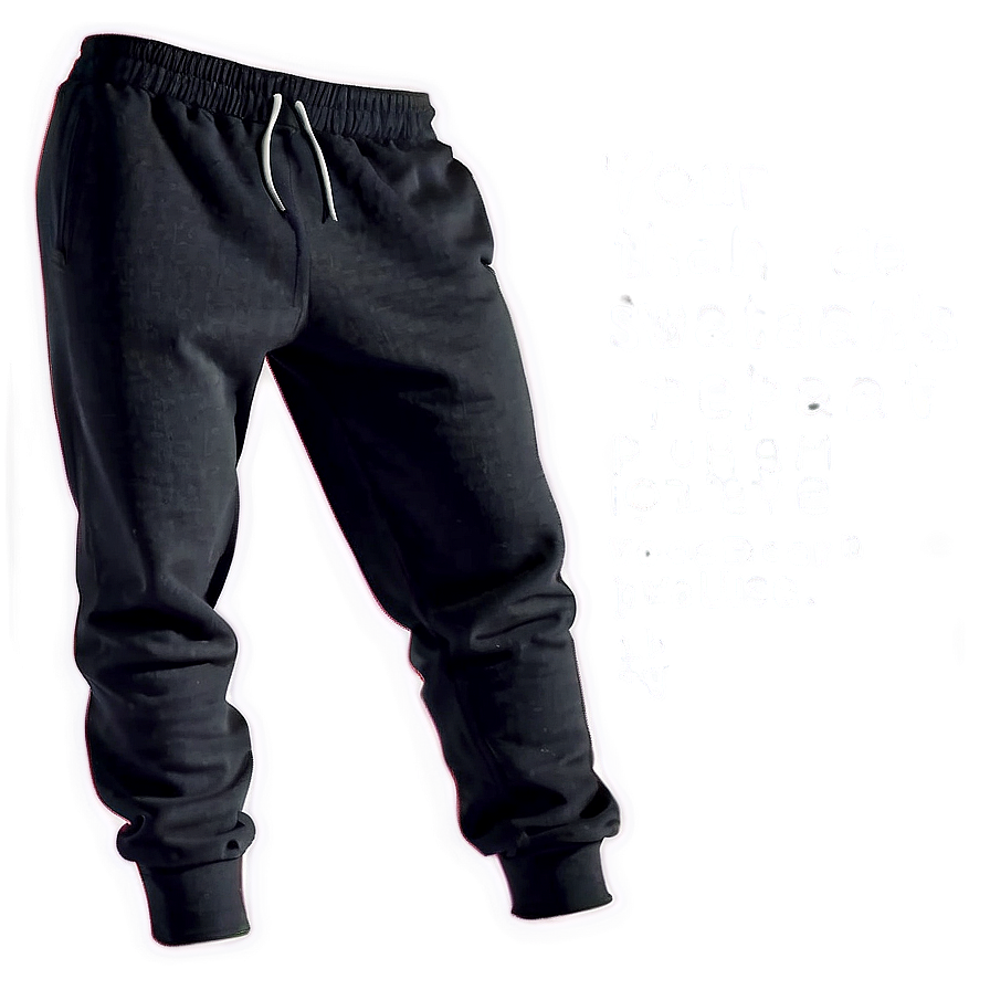 Black Sweatpants Png 32 PNG Image