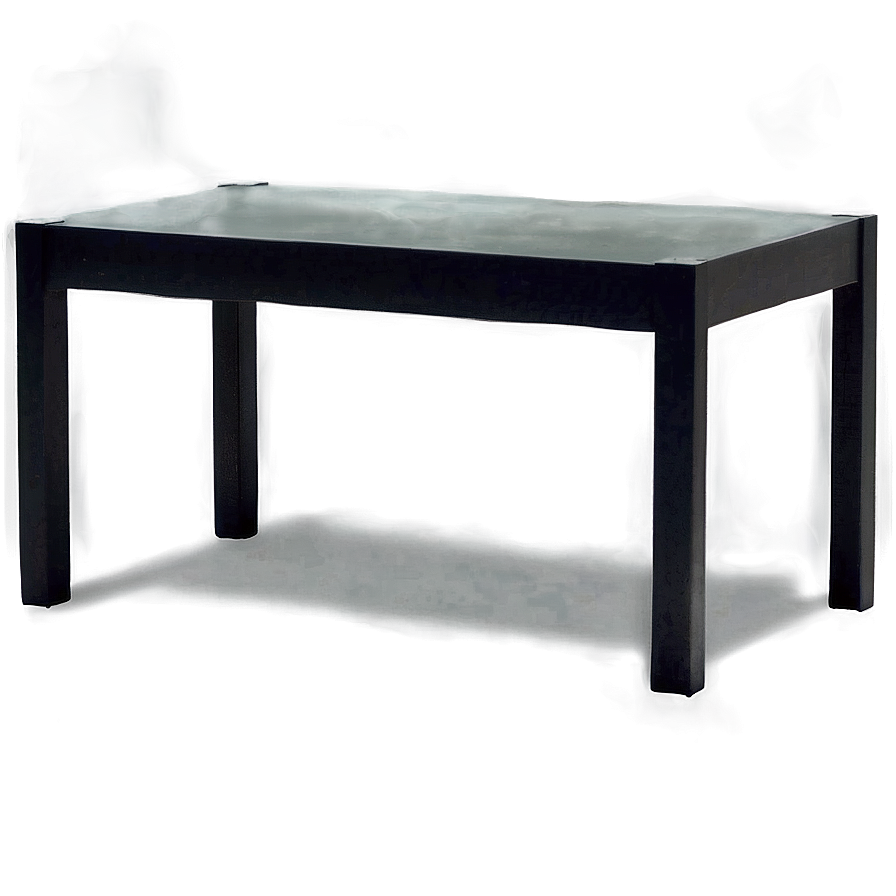 Black Table D PNG Image