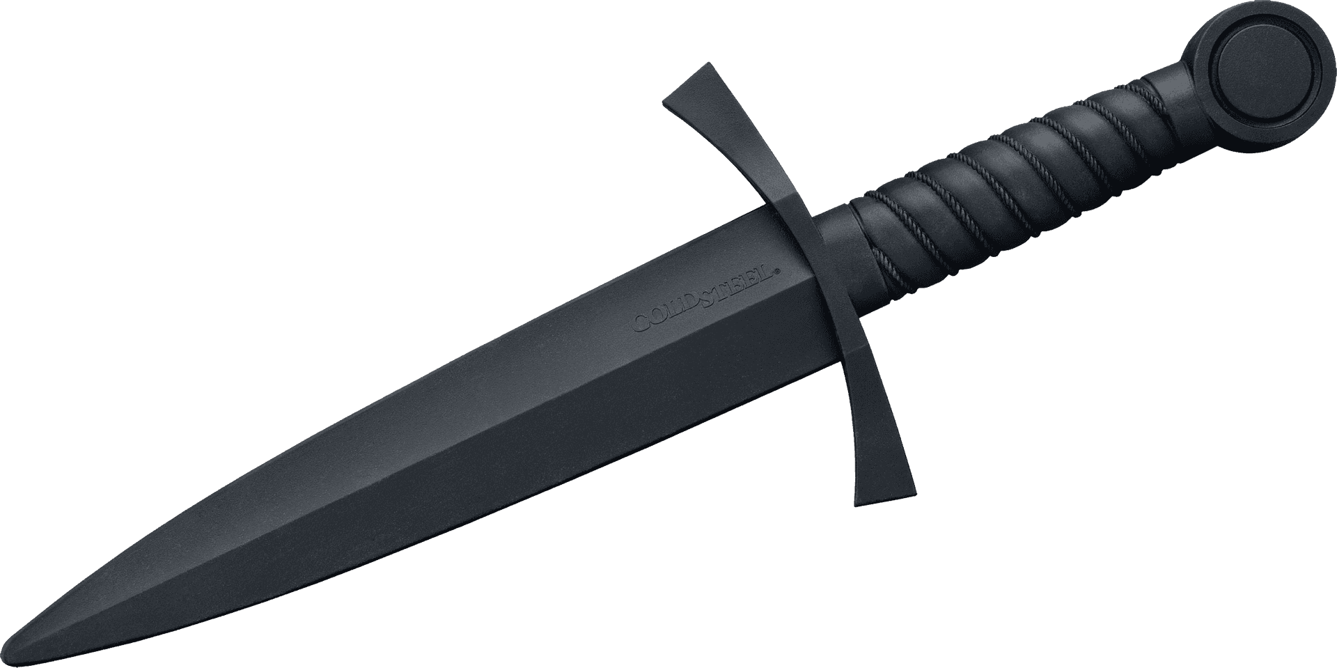 Black Tactical Dagger PNG Image