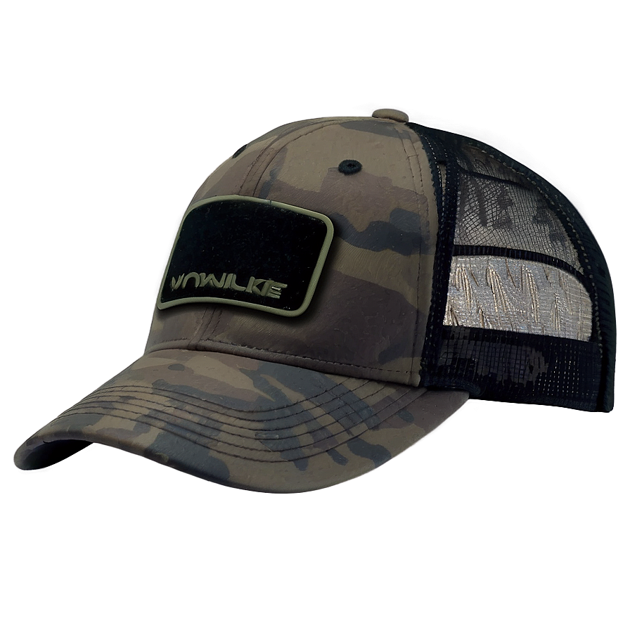 Black Tactical Trucker Hat Png 98 PNG Image