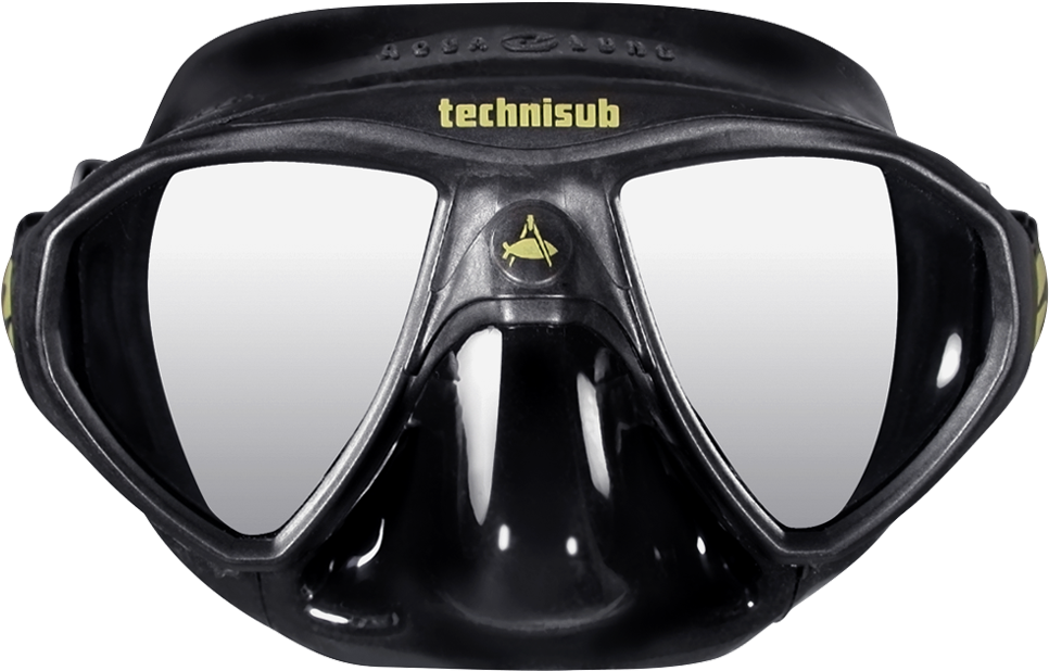 Black Technisub Snorkeling Mask PNG Image