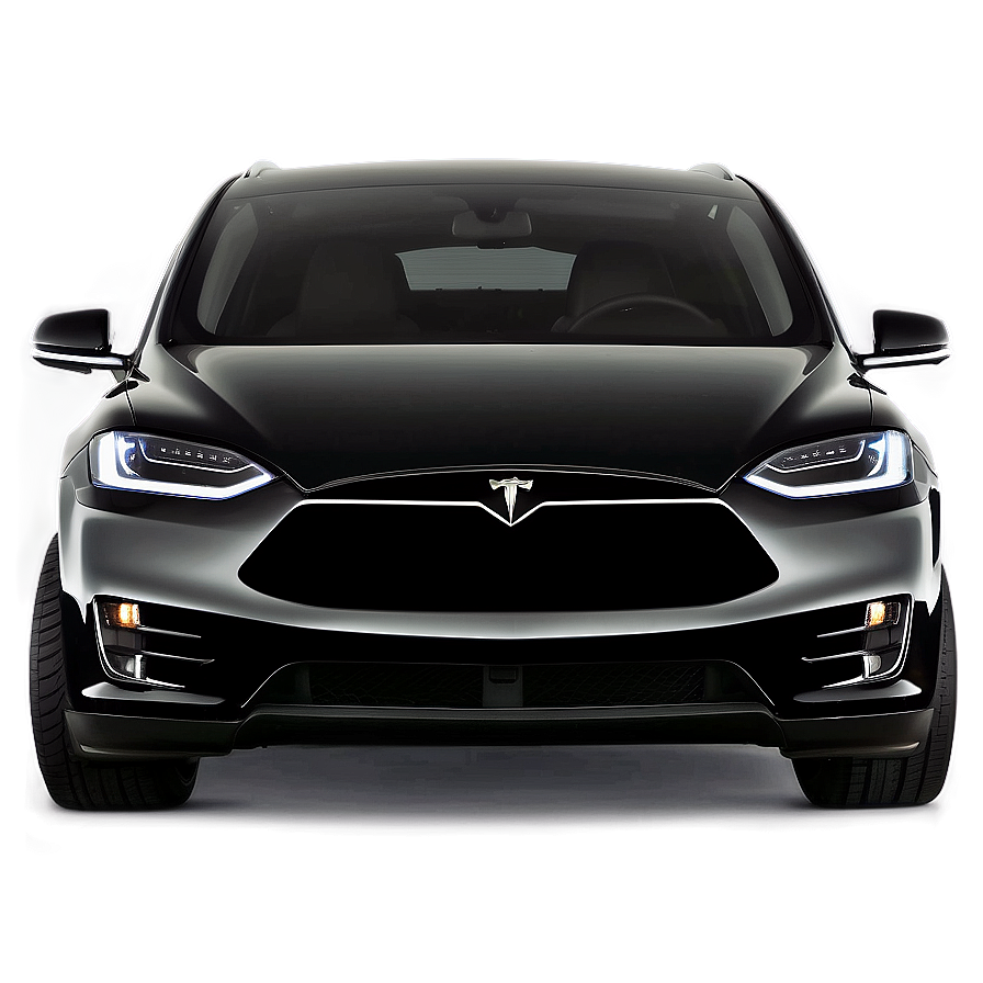 Black Tesla Model X Exterior Png Qpp38 PNG Image