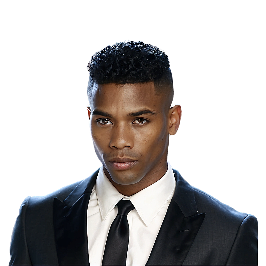 Black Tie Hairstyles Png Ggc PNG Image