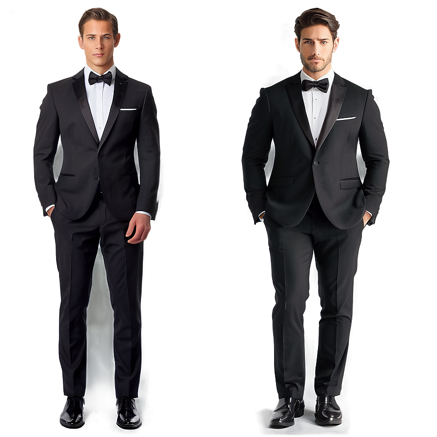 Black Tie Outfit Ideas Png 06212024 PNG Image