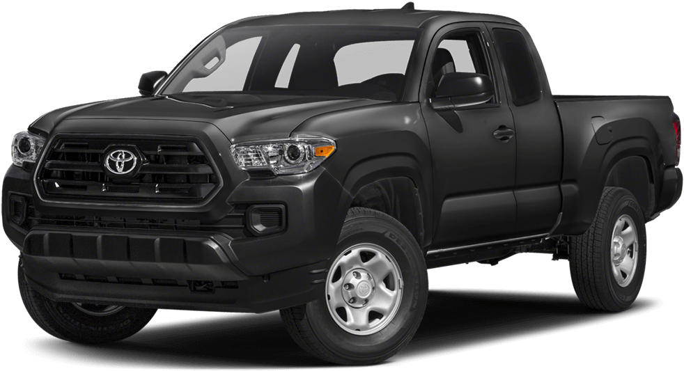 Black Toyota Tacoma2023 PNG Image