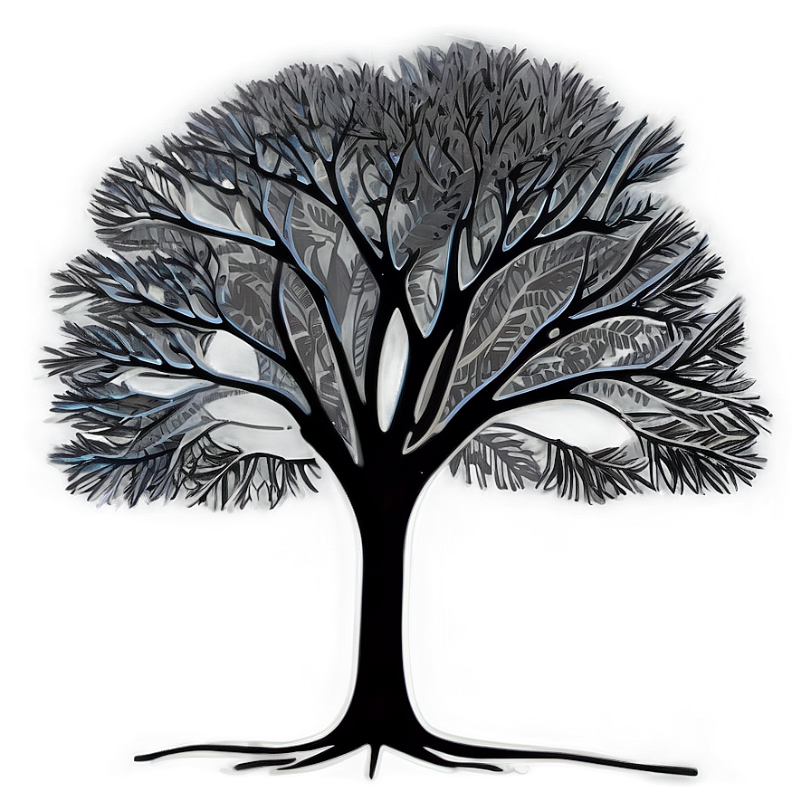 Black Trees Drawing Png Xcc54 PNG Image