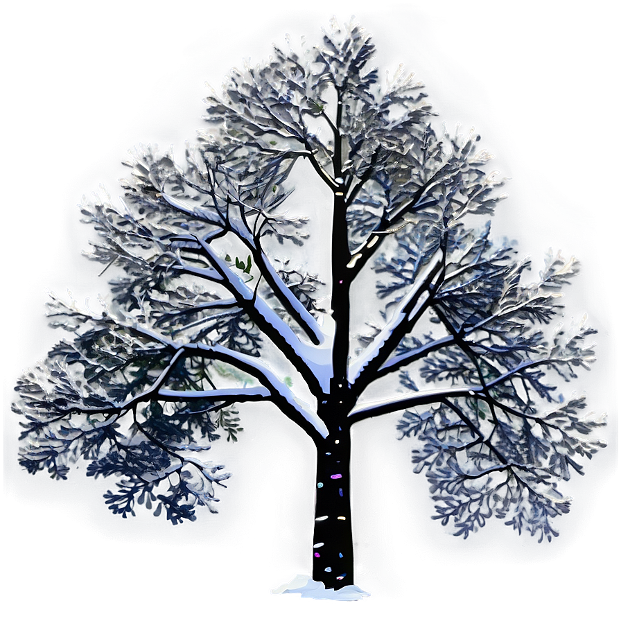 Black Trees In Winter Png 70 PNG Image