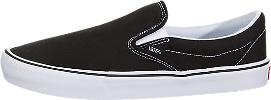 Black Vans Slip On Sneaker PNG Image