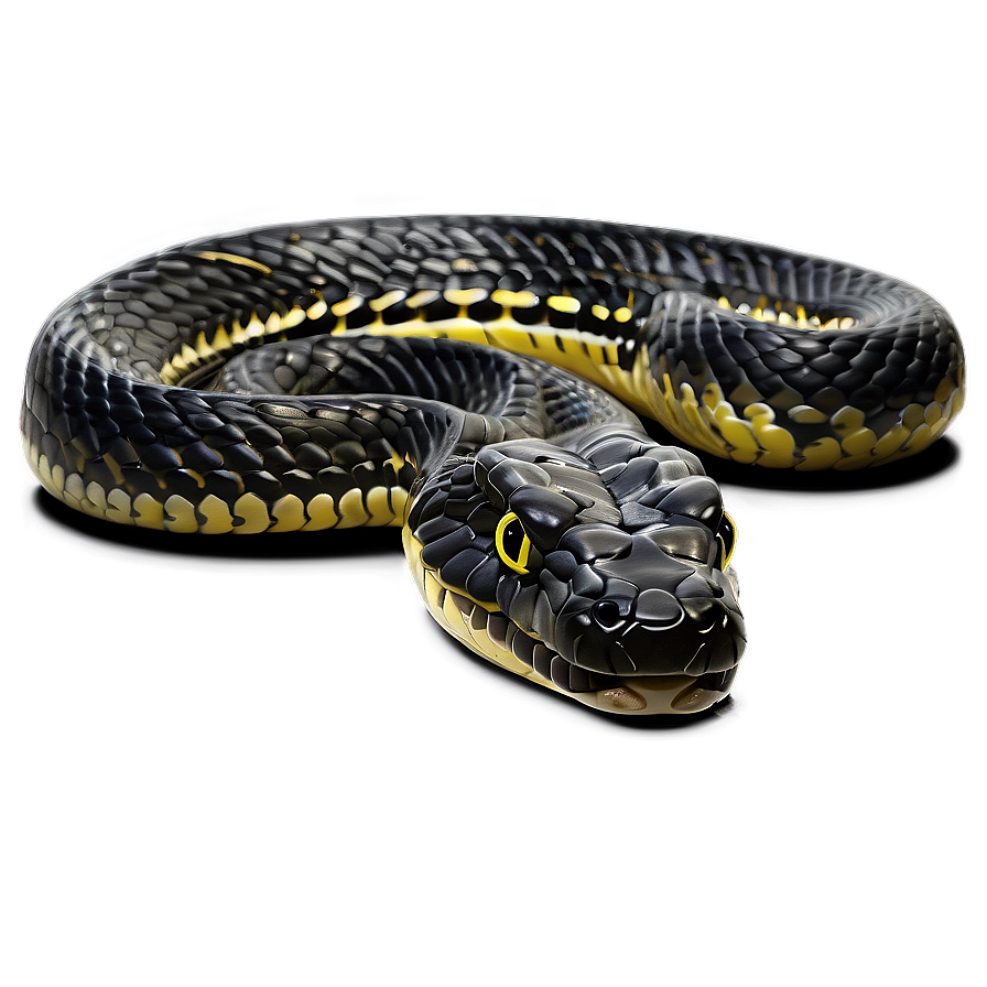 Black Viper Snake Illustration Png 43 PNG Image