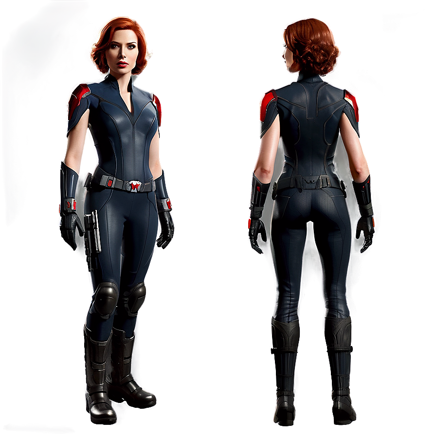 Black Widow Alternate Costume Png 6 PNG Image