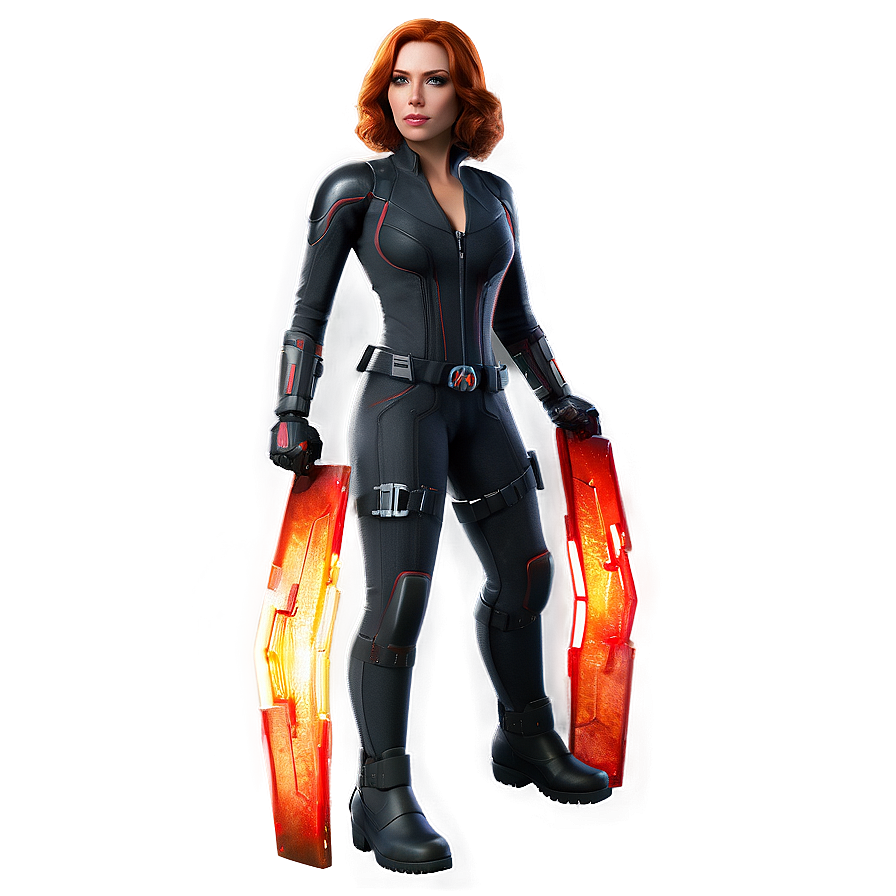 Black Widow Casual Look Png Wuy74 PNG Image