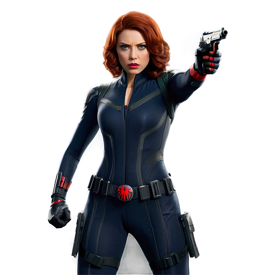 Black Widow Classic Costume Png 05212024 PNG Image