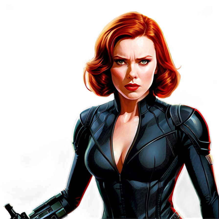 Black Widow Comic Cover Png 9 PNG Image