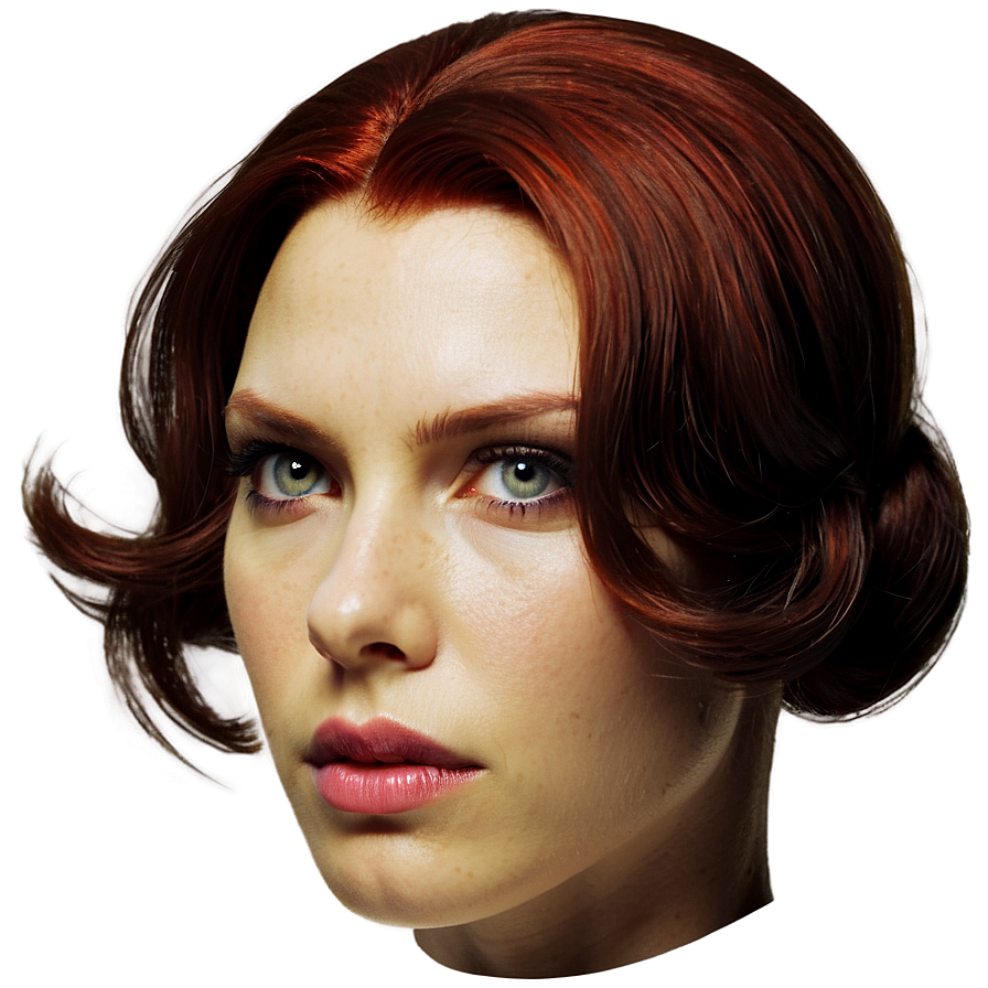 Black Widow Hairstyle Png 52 PNG Image