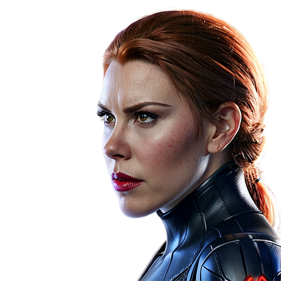 Black Widow Portrait Png Rbm57 PNG Image