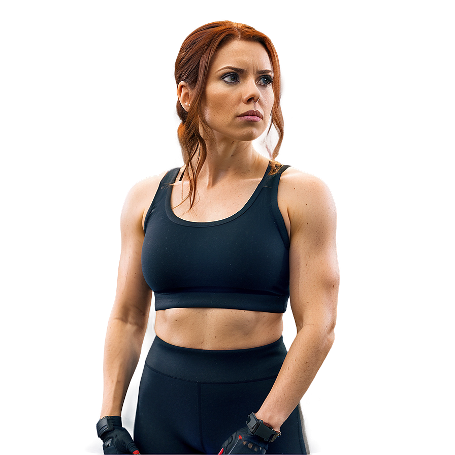 Black Widow Training Look Png Nvs PNG Image