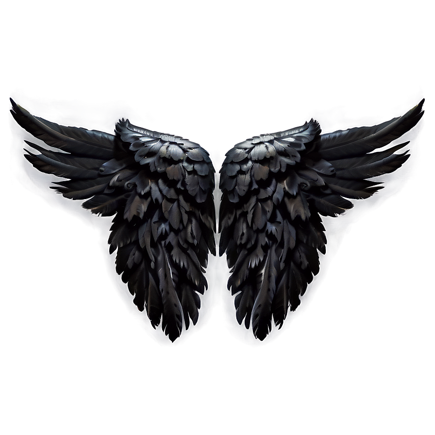 Black Wings Of Beauty Png 06232024 PNG Image