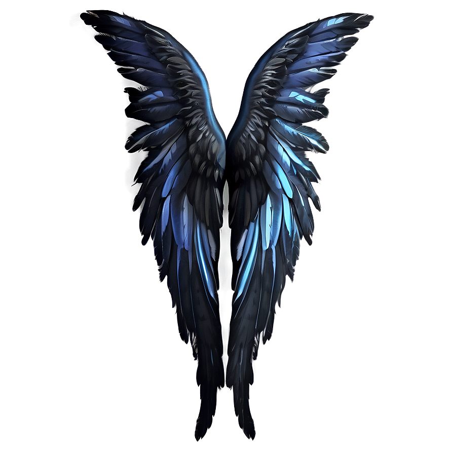 Black Wings Of Beauty Png Bxk46 PNG Image