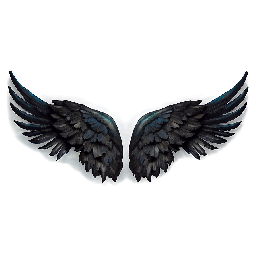 Black Wings Of Mystery Png Ivm PNG Image