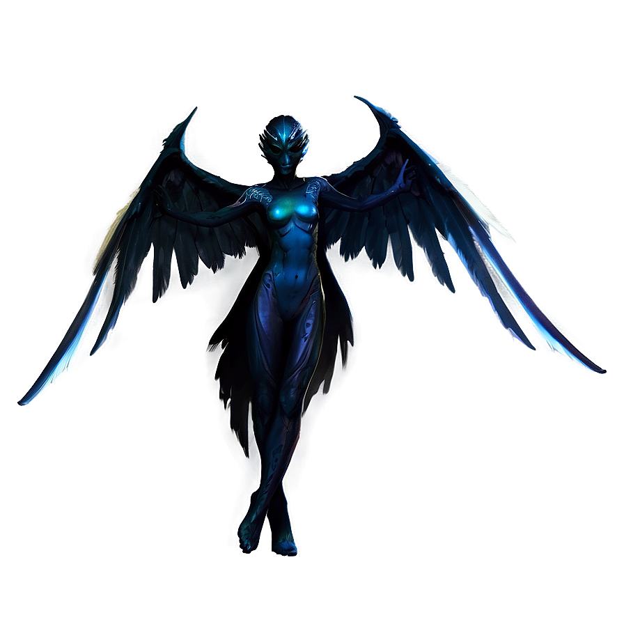 Black Wings Of Night Png Fis PNG Image