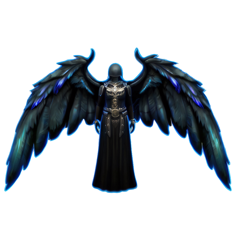 Black Wings Of The Mystic Png Wfh36 PNG Image