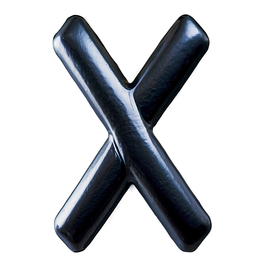 Black X Shape Png 9 PNG Image