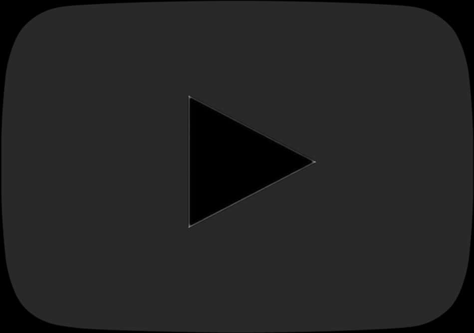 Black You Tube Logo Icon PNG Image