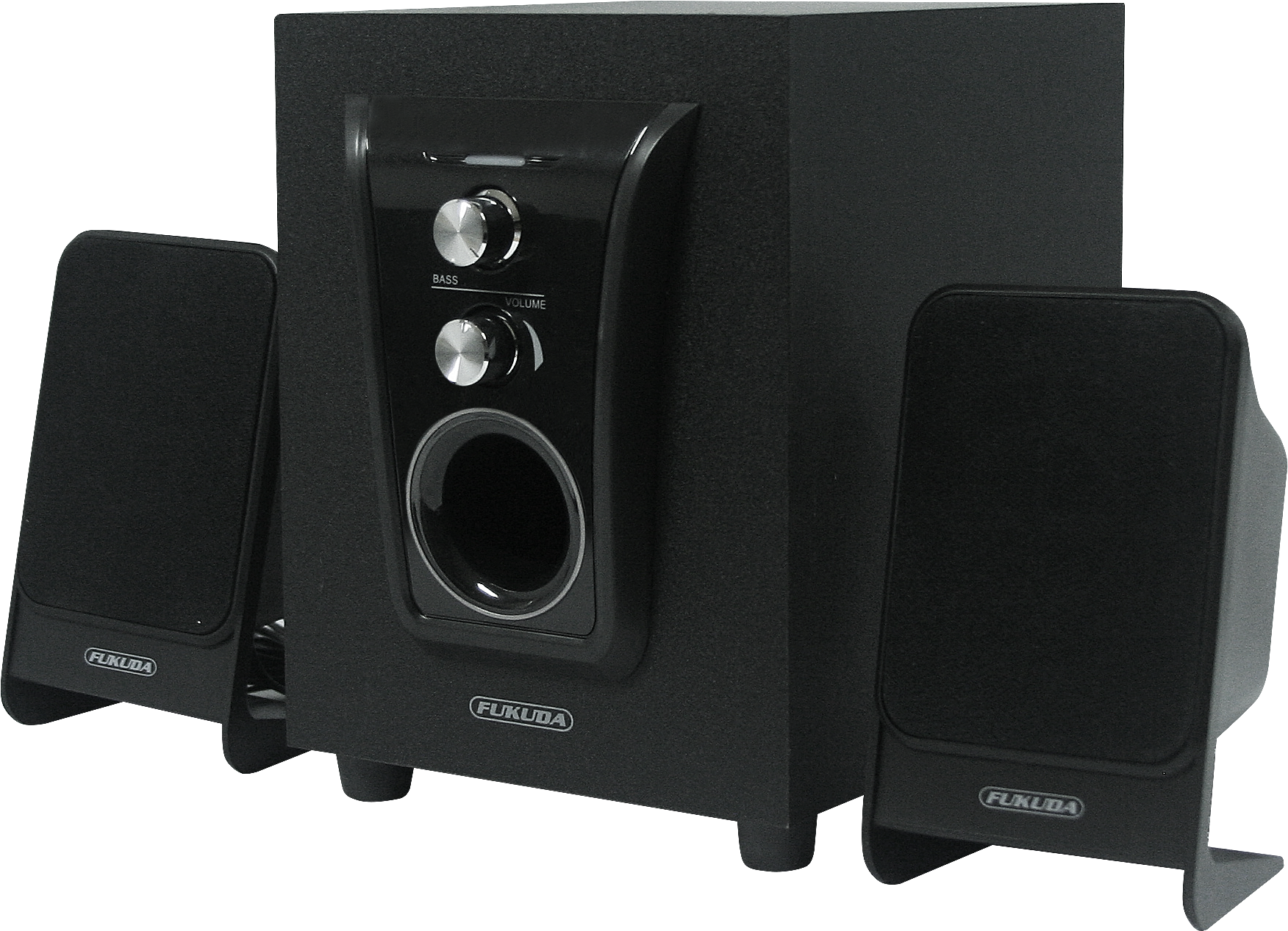 Black2.1 Channel Home Theater Speaker System PNG Image