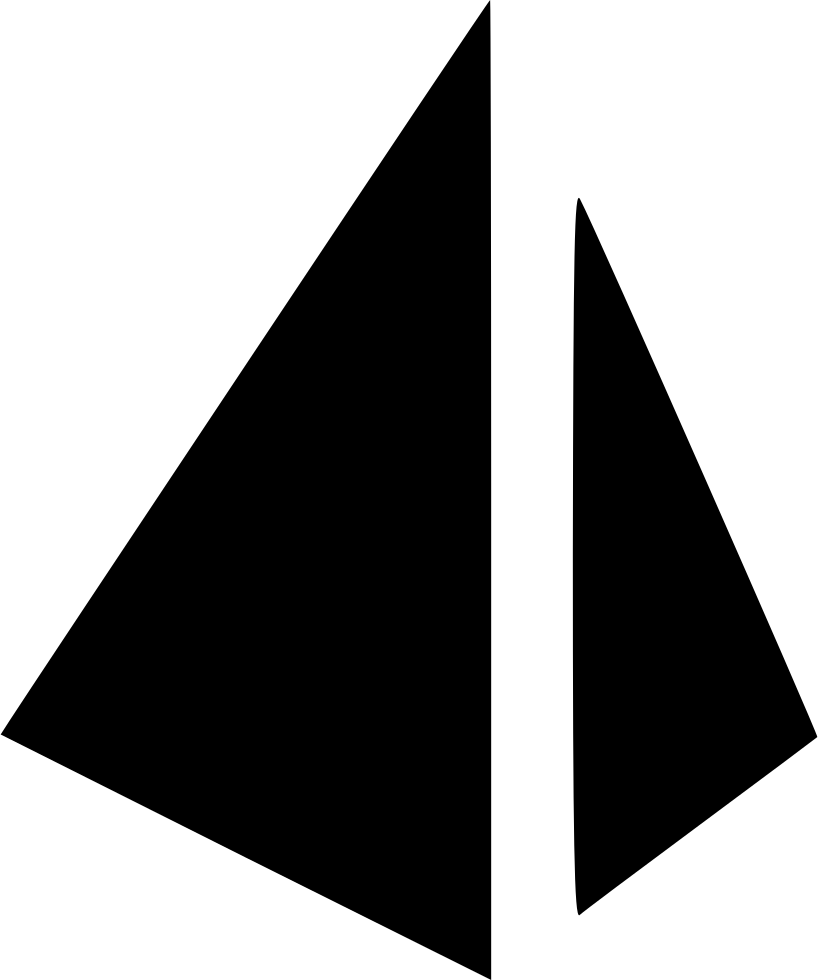 Black3 D Triangle Illusion PNG Image