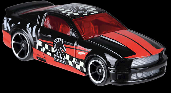 Blackand Red Hot Wheels Car PNG Image