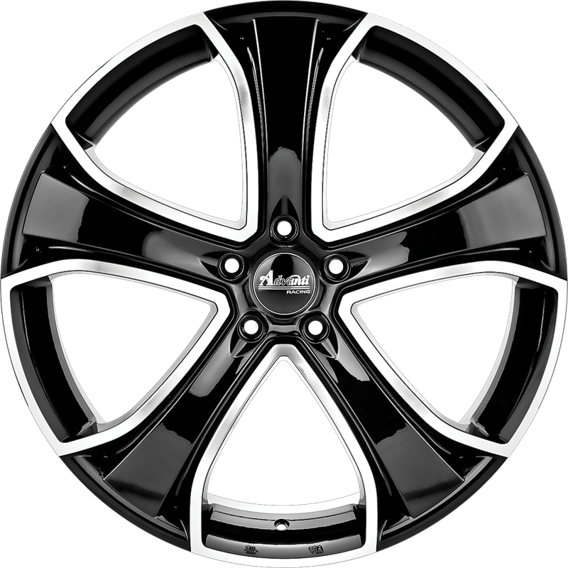 Blackand Silver Alloy Wheel PNG Image