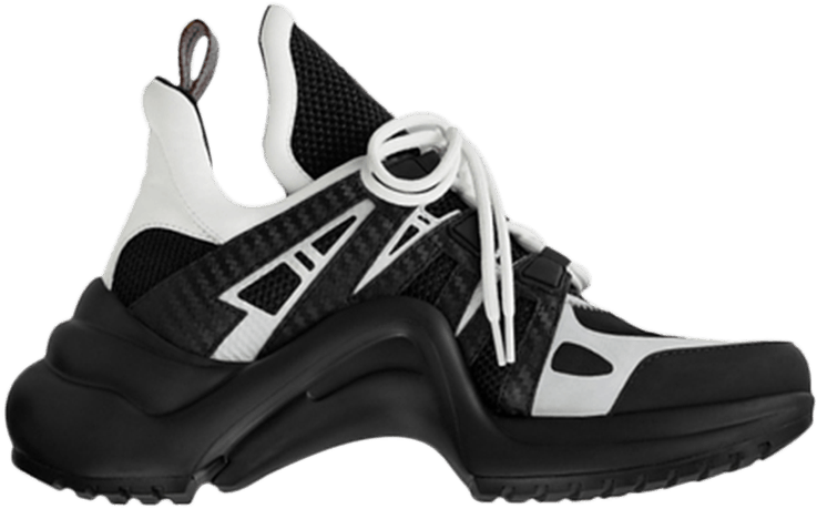 Blackand White Modern Sneaker PNG Image