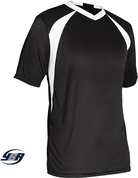 Blackand White Sports Jersey PNG Image