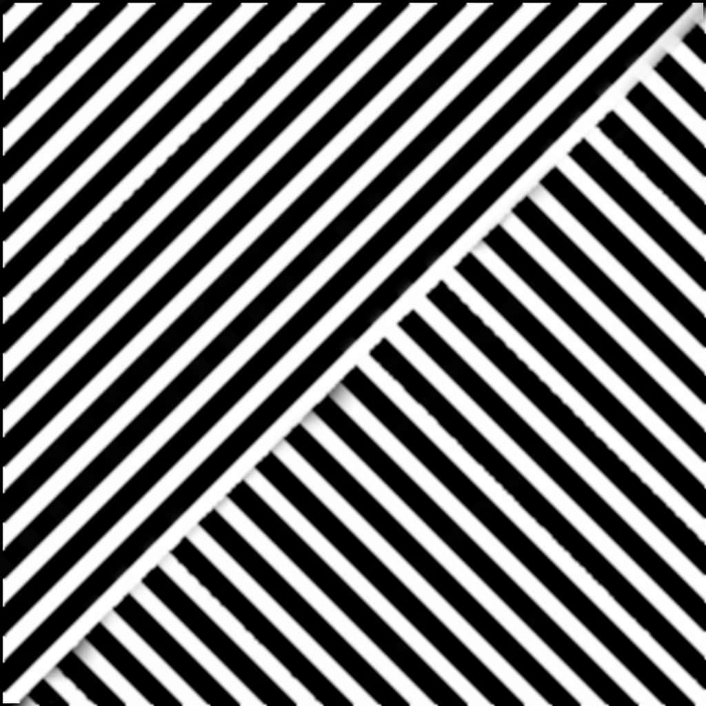 Blackand White Striped Overlay PNG Image