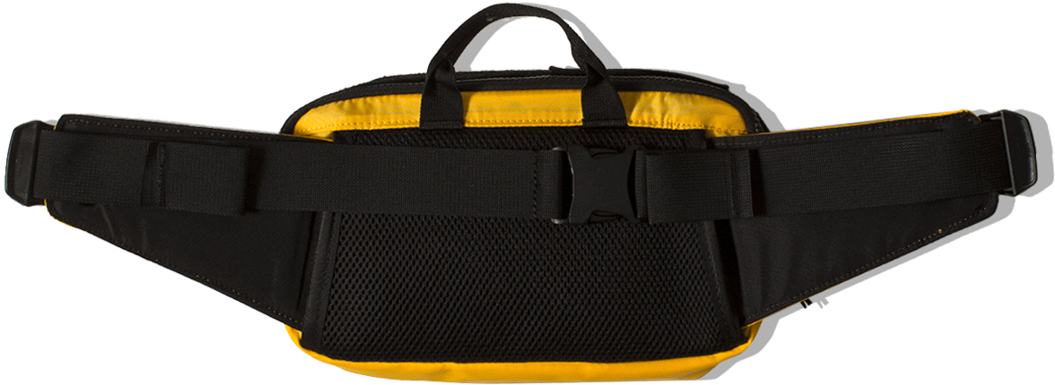 Blackand Yellow Fanny Pack PNG Image