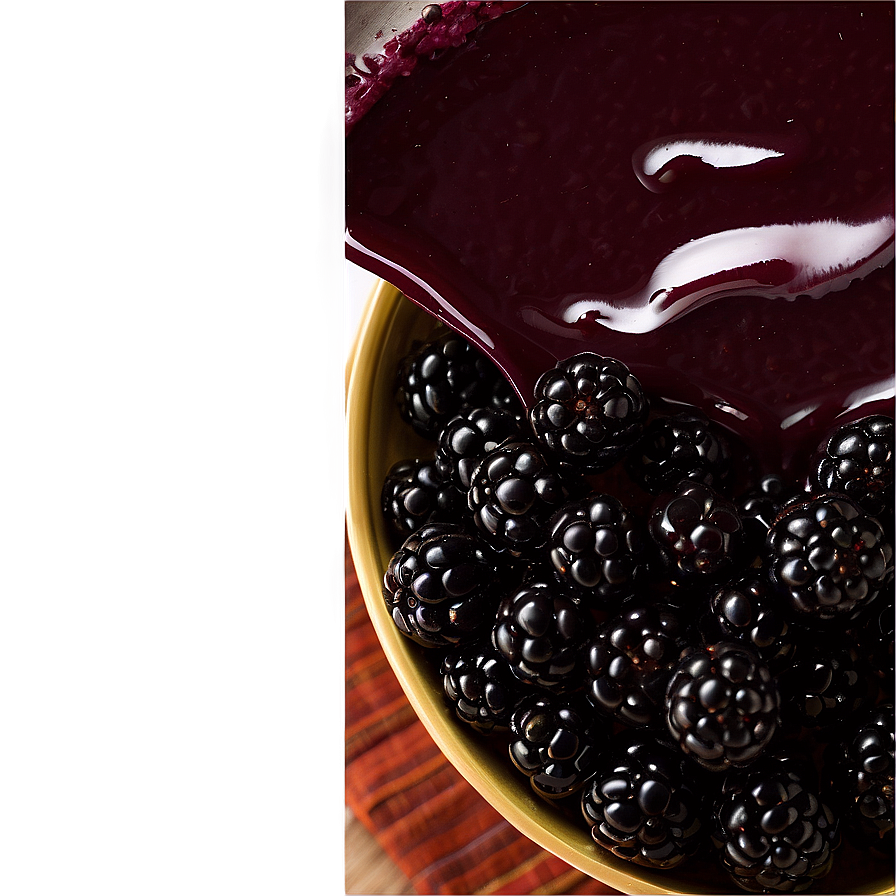 Blackberry Dessert Topping Png Ypu PNG Image