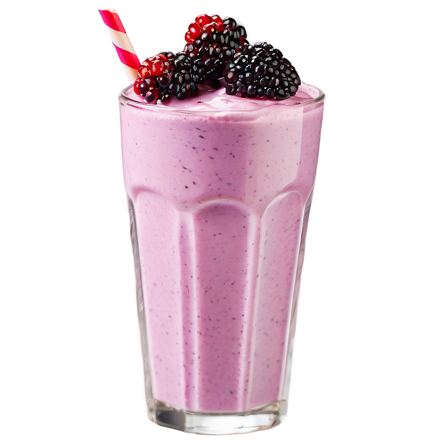 Blackberry Milkshake Png Vxh PNG Image