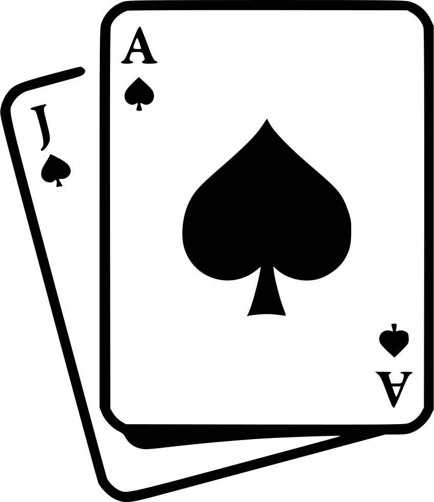 Blackjack Aceand Jackof Spades PNG Image