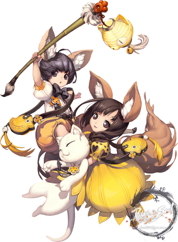 Blade_and_ Soul_ Animated_ Characters PNG Image