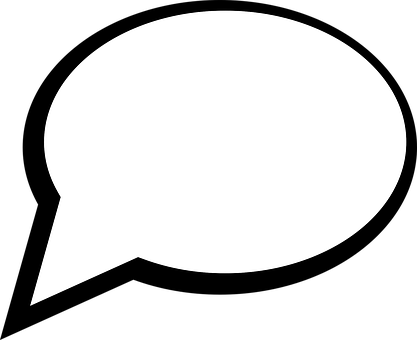 Blank Comic Speech Bubble PNG Image