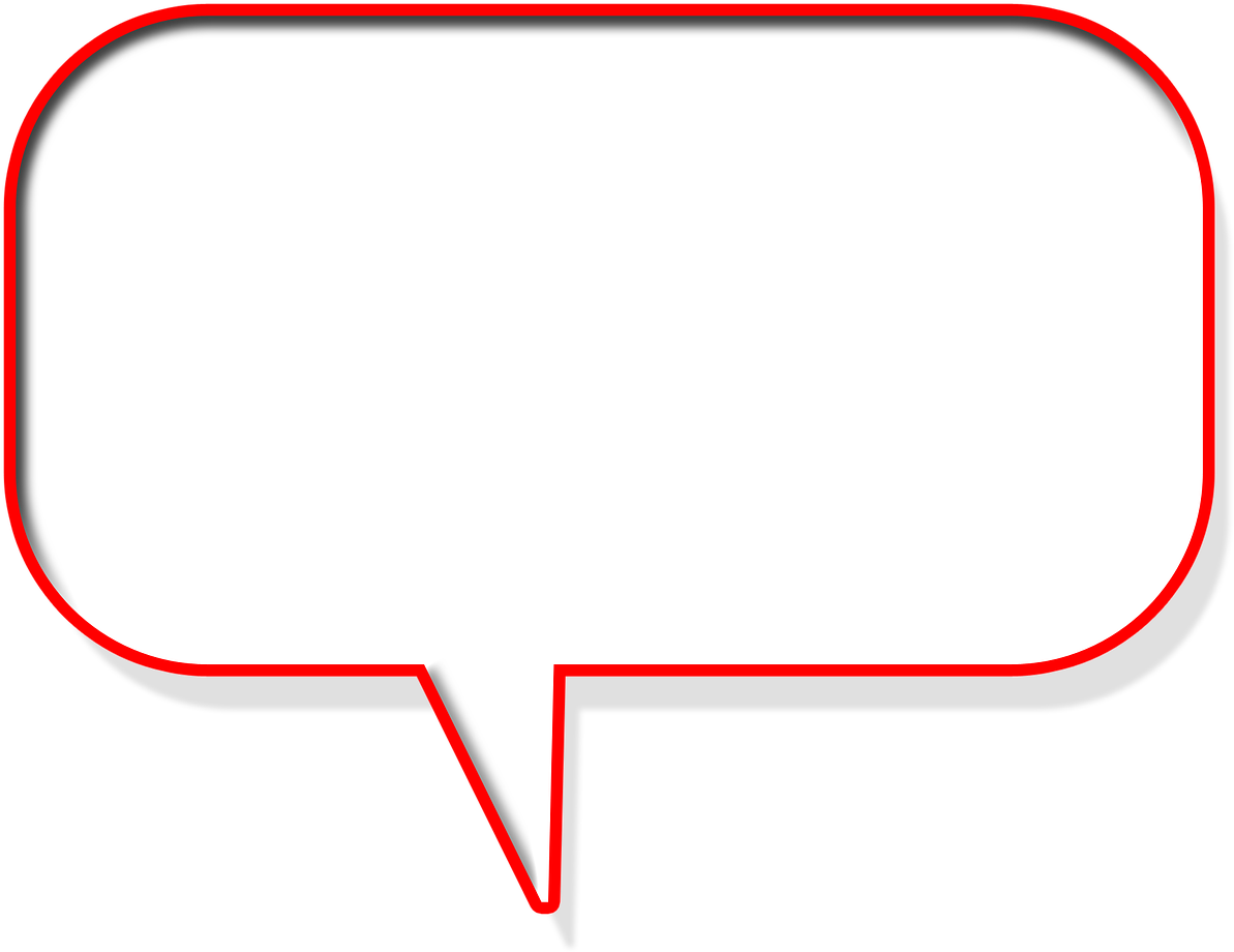 Blank Comic Speech Bubble PNG Image