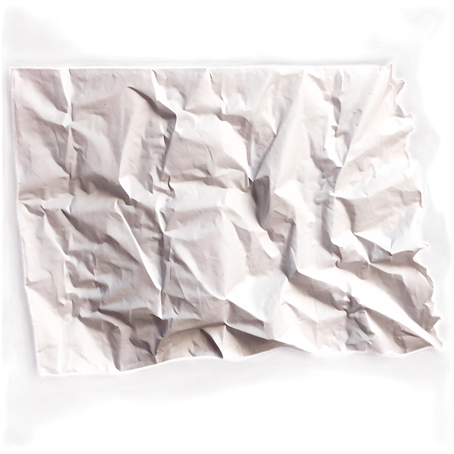 Blank Crumpled Paper Png 05242024 PNG Image