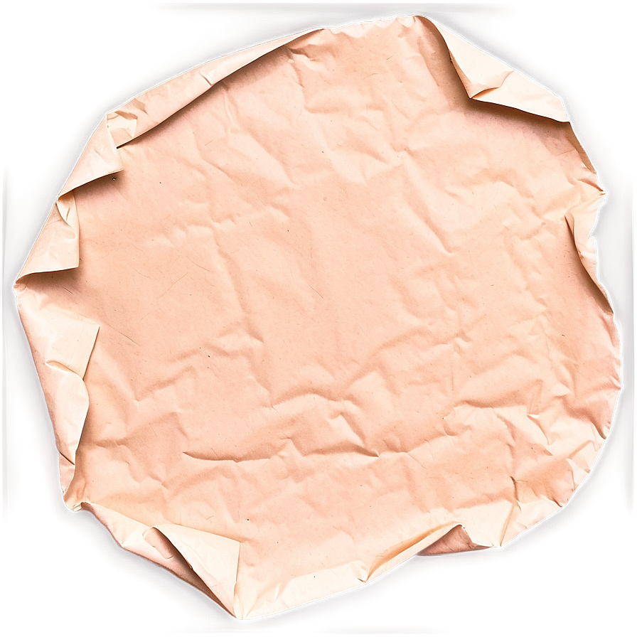 Blank Crumpled Paper Png Qsu PNG Image