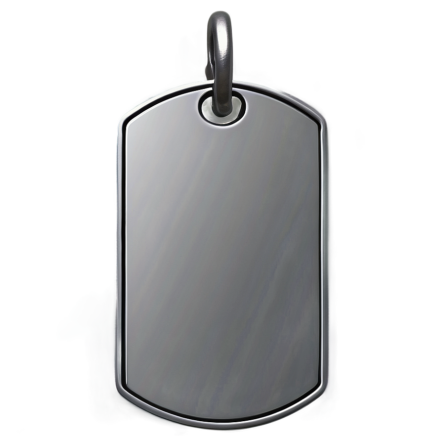 Blank Dog Tag Mockup Png Kif94 PNG Image