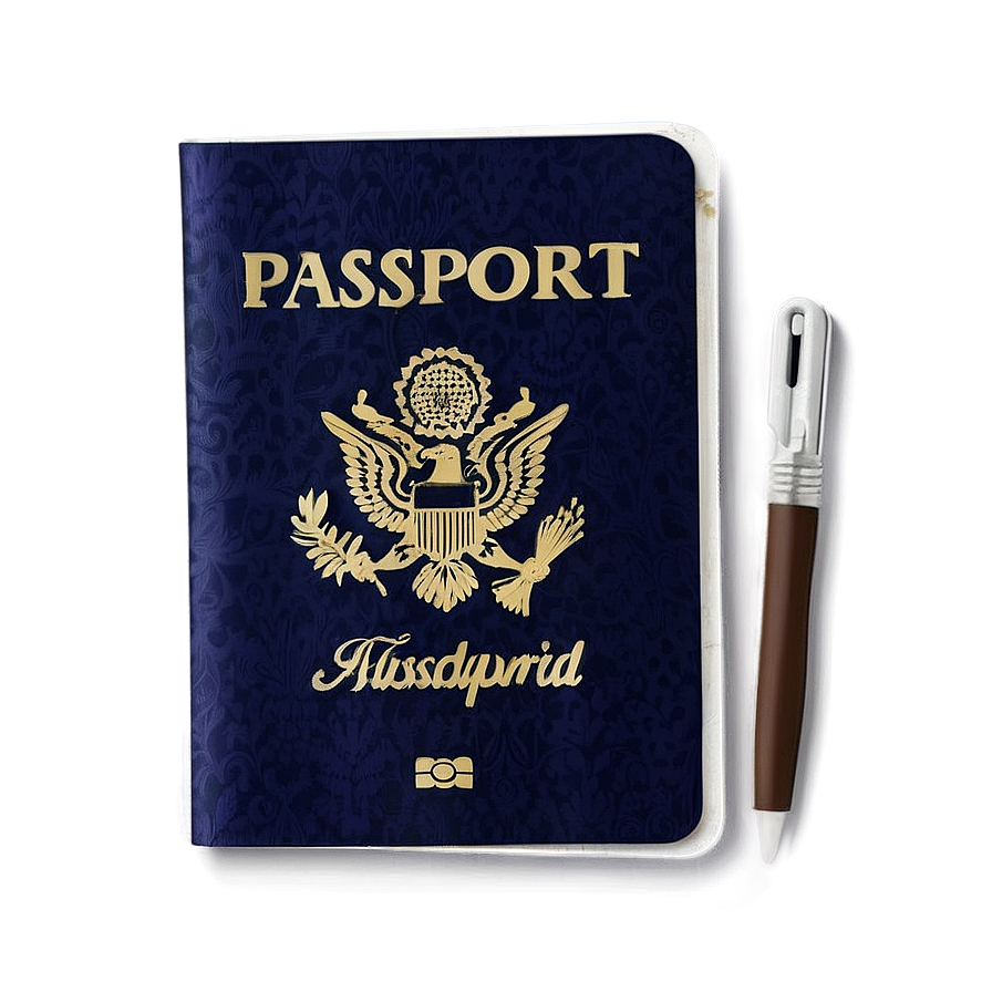 Blank Passport Template Png 05242024 PNG Image