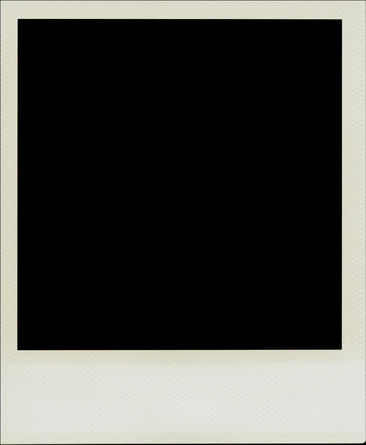 Blank Polaroid Frame PNG Image