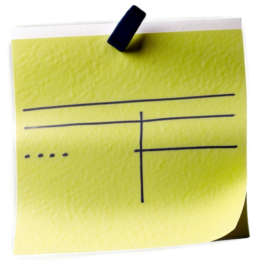 Blank Post It Png Cui60 PNG Image